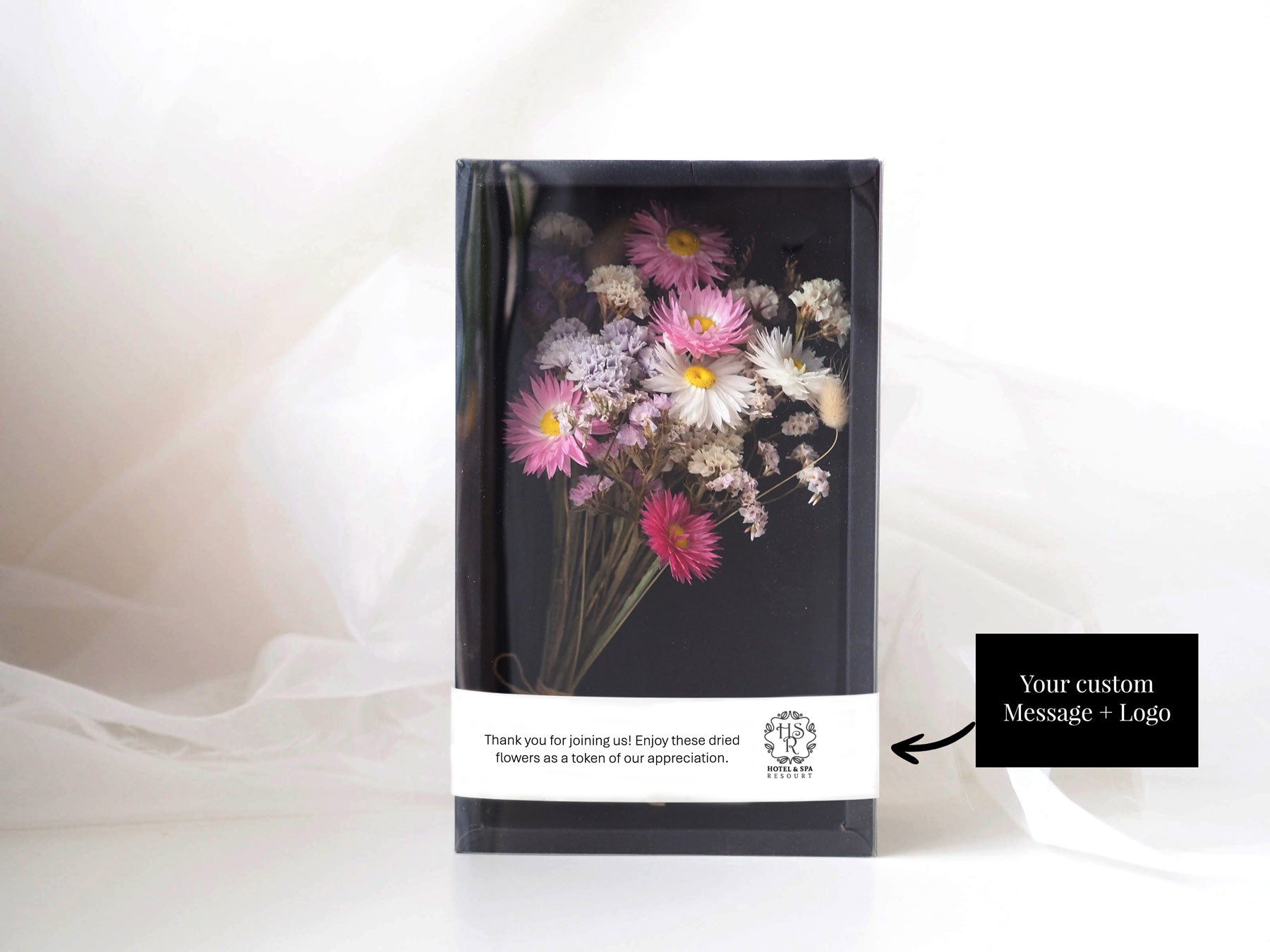 EVELYN - Corporate Branded Dried Bloom Box  1
