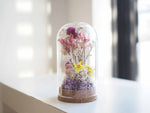 ANYA - colourful dried flower cloche5
