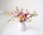 ARIA - dried flowers in a petite ceramic vase 1