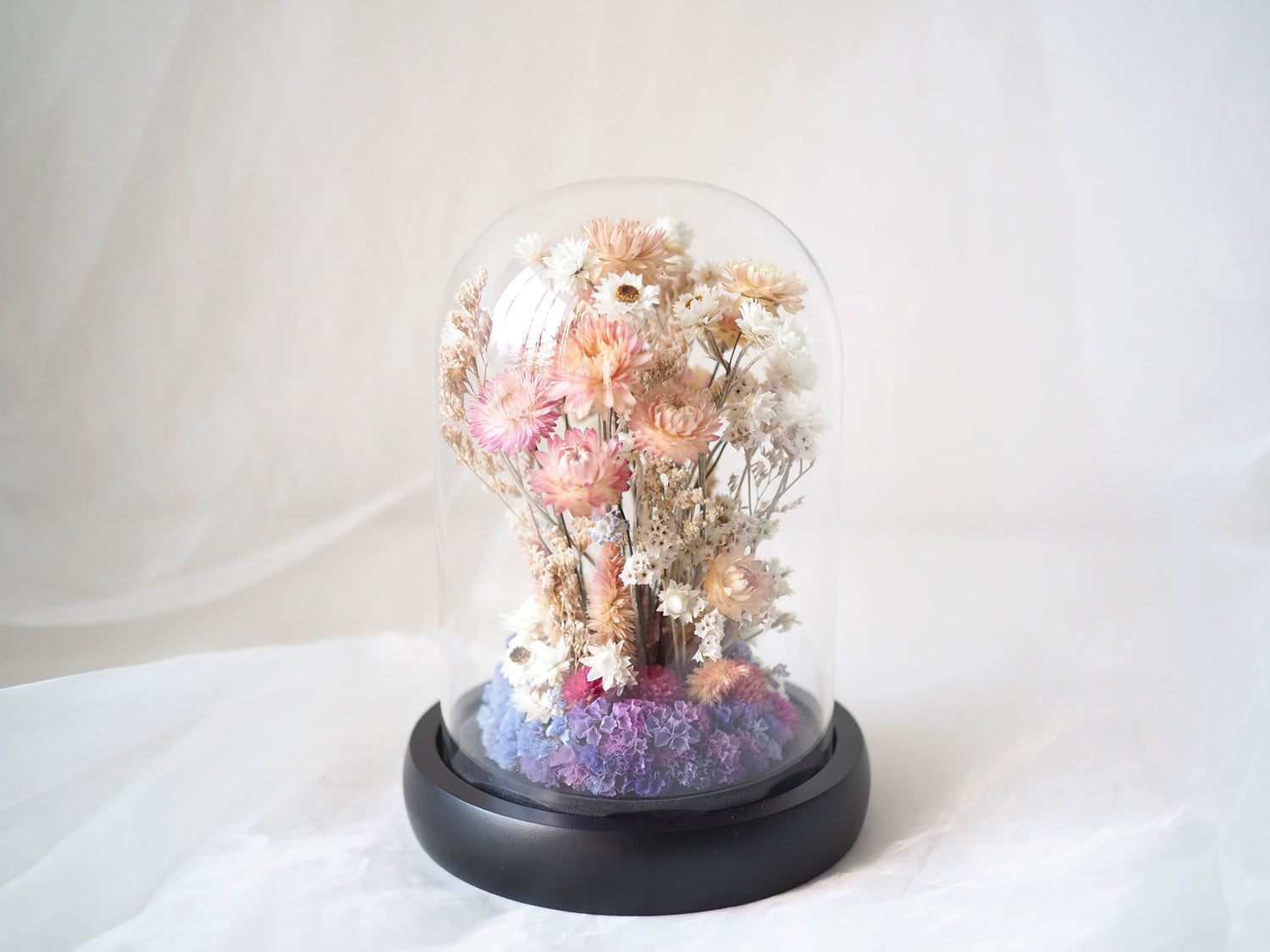 ELAINE - dried clower cloche