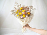 ISA - dried flower bouquet in yellow11