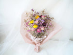 JESS - dried flower bouquet in pink, yellow and lilac-3