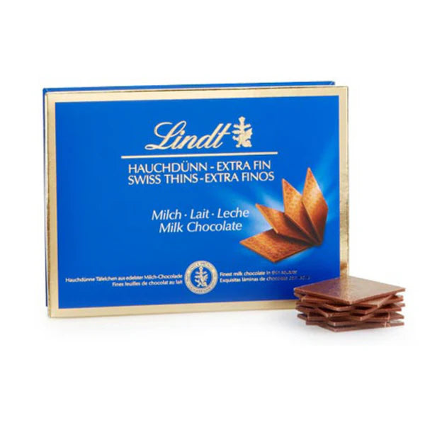 Lindt Swiss Thins Milk Chocolate 125g