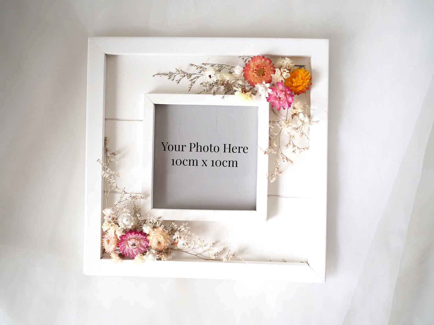 Dried Flower Photo Frame + Photo Printing