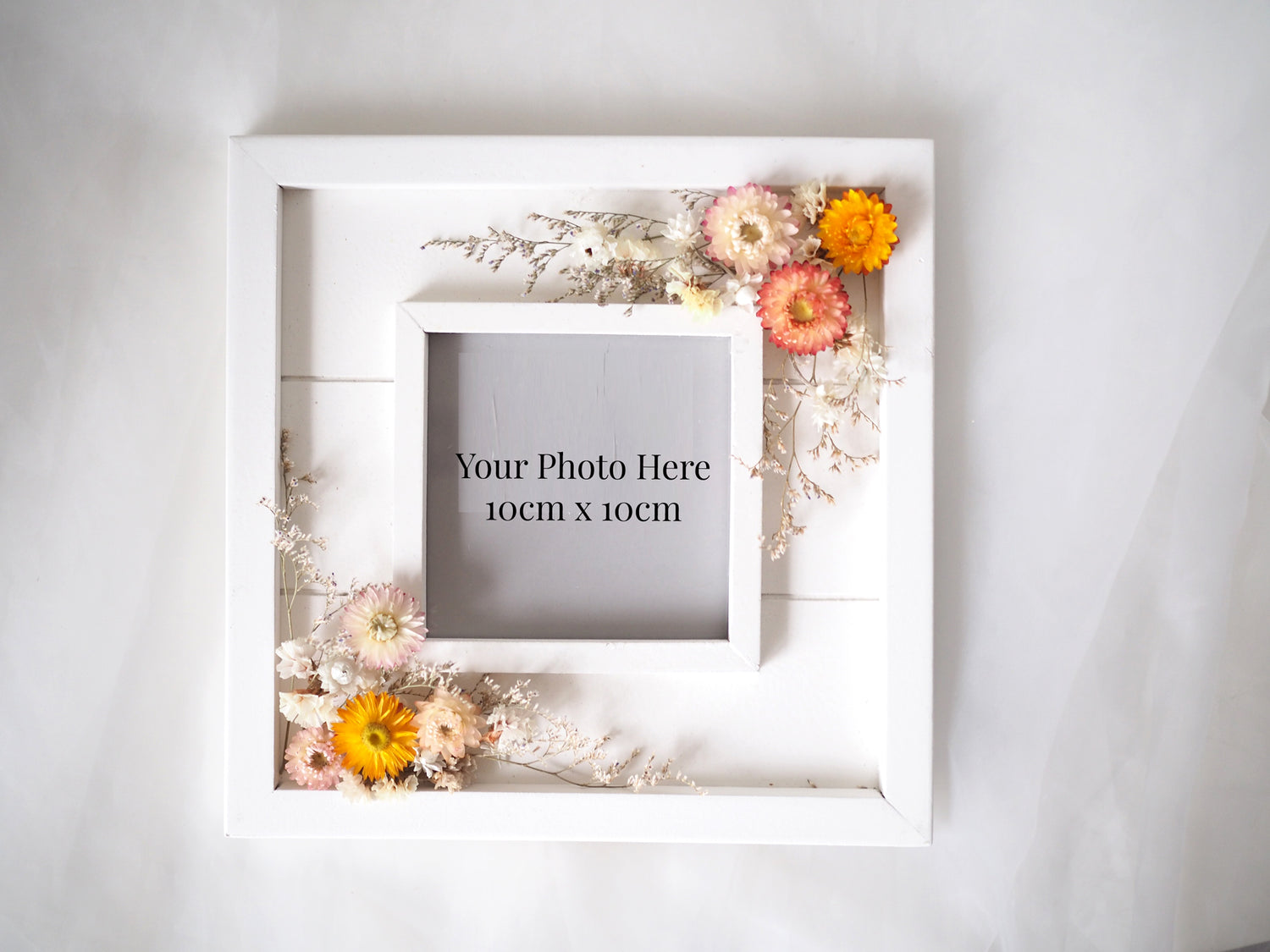 Dried Flower Photo Frame + Photo Printing