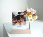 Yellow Dried Flower Photo Holder + Photo Printing -1
