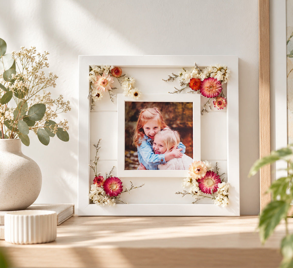 Dried Flower Photo Frame + Photo Printing
