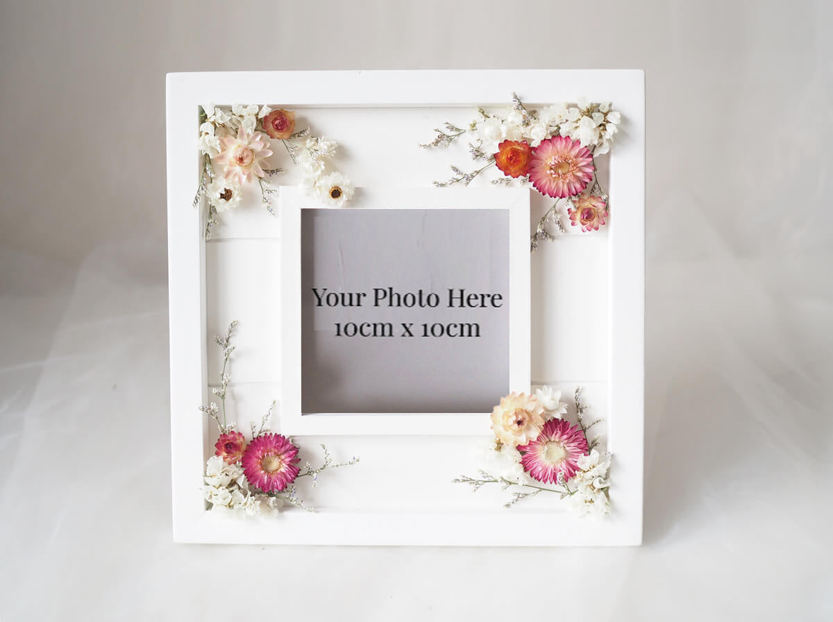 Dried Flower Photo Frame + Photo Printing